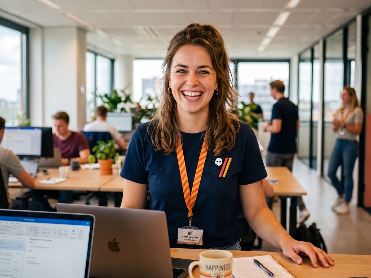 Maatwerk software developer van Software Vrienden op kantoor